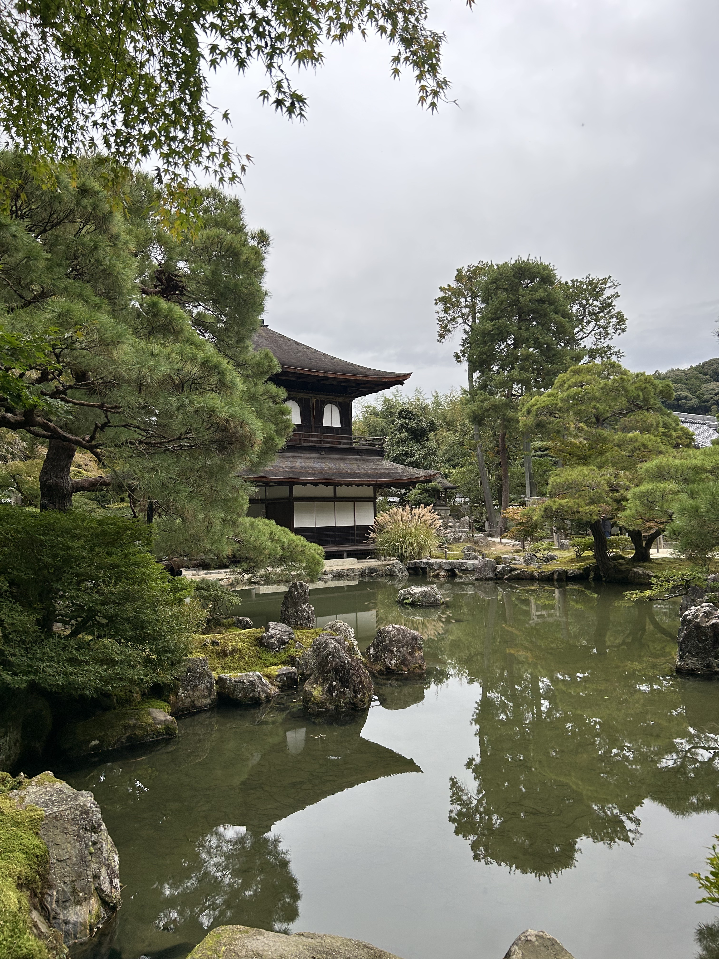 Inside temple in japan